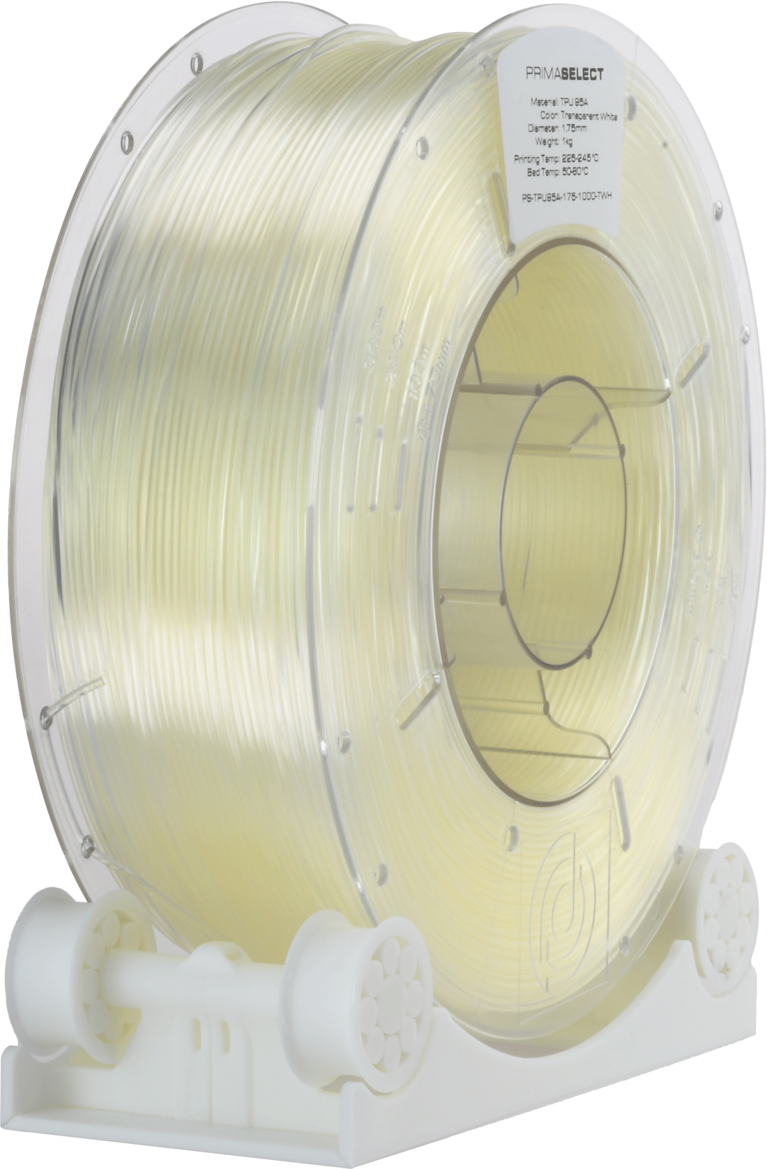 PrimaSelect TPU 95A (Transparent White/Läpinäkyvä)