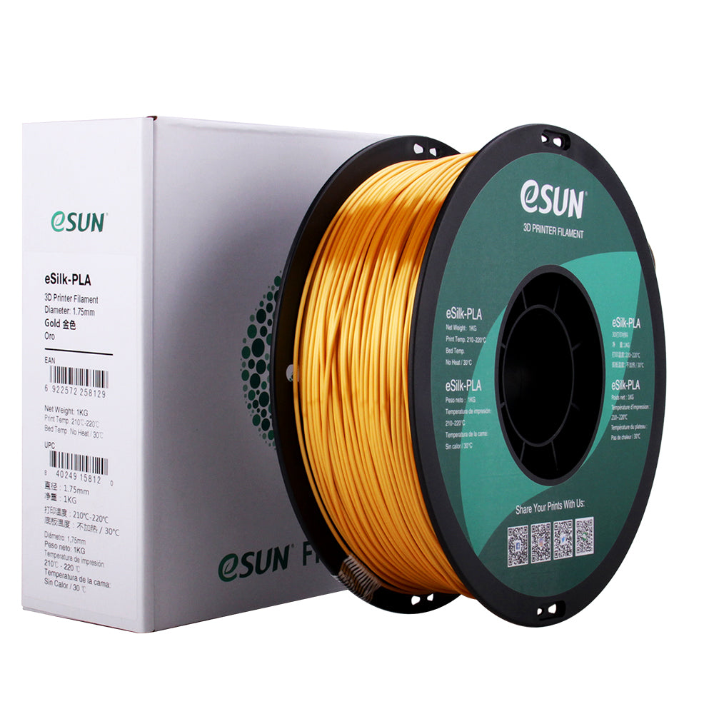 eSUN ePLA-Silk Metallinhohtoinen - Kulta - 1.75mm - 1kg