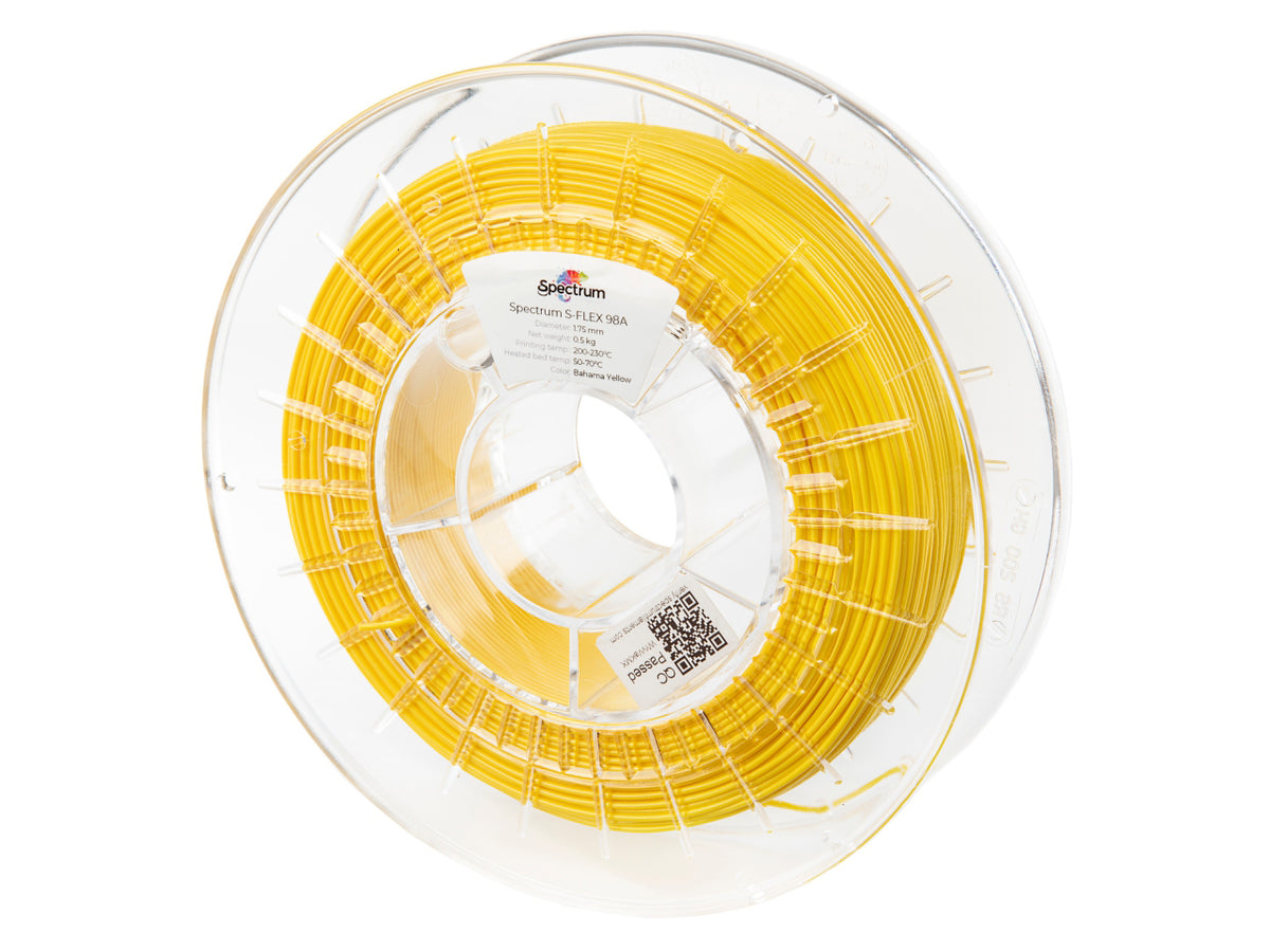 Spectrum S-Flex 98A 1.75mm Bahaman Keltainen 0.5kg - SB3DWorks
