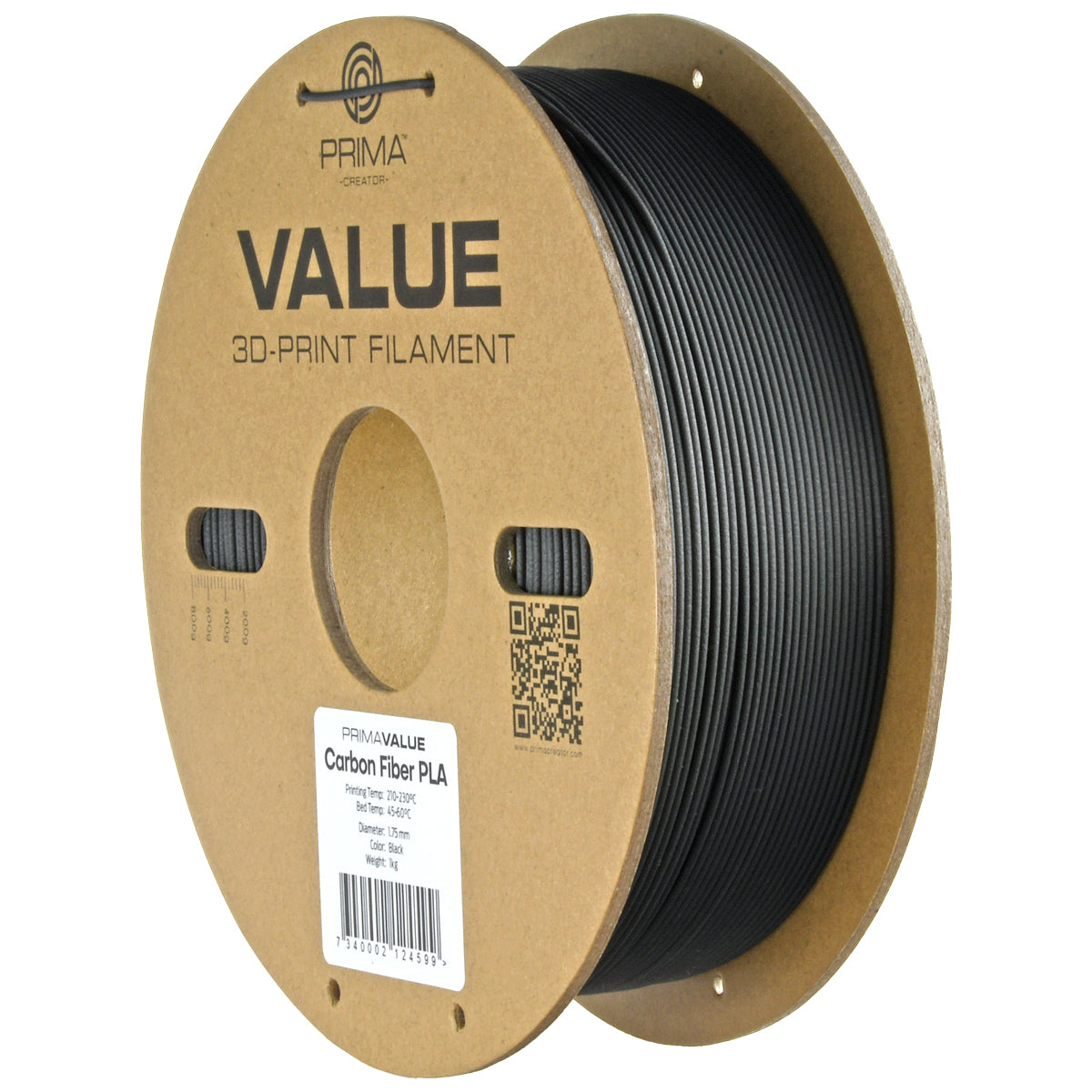 PrimaValue PLA Carbon Fiber (Black/Musta)
