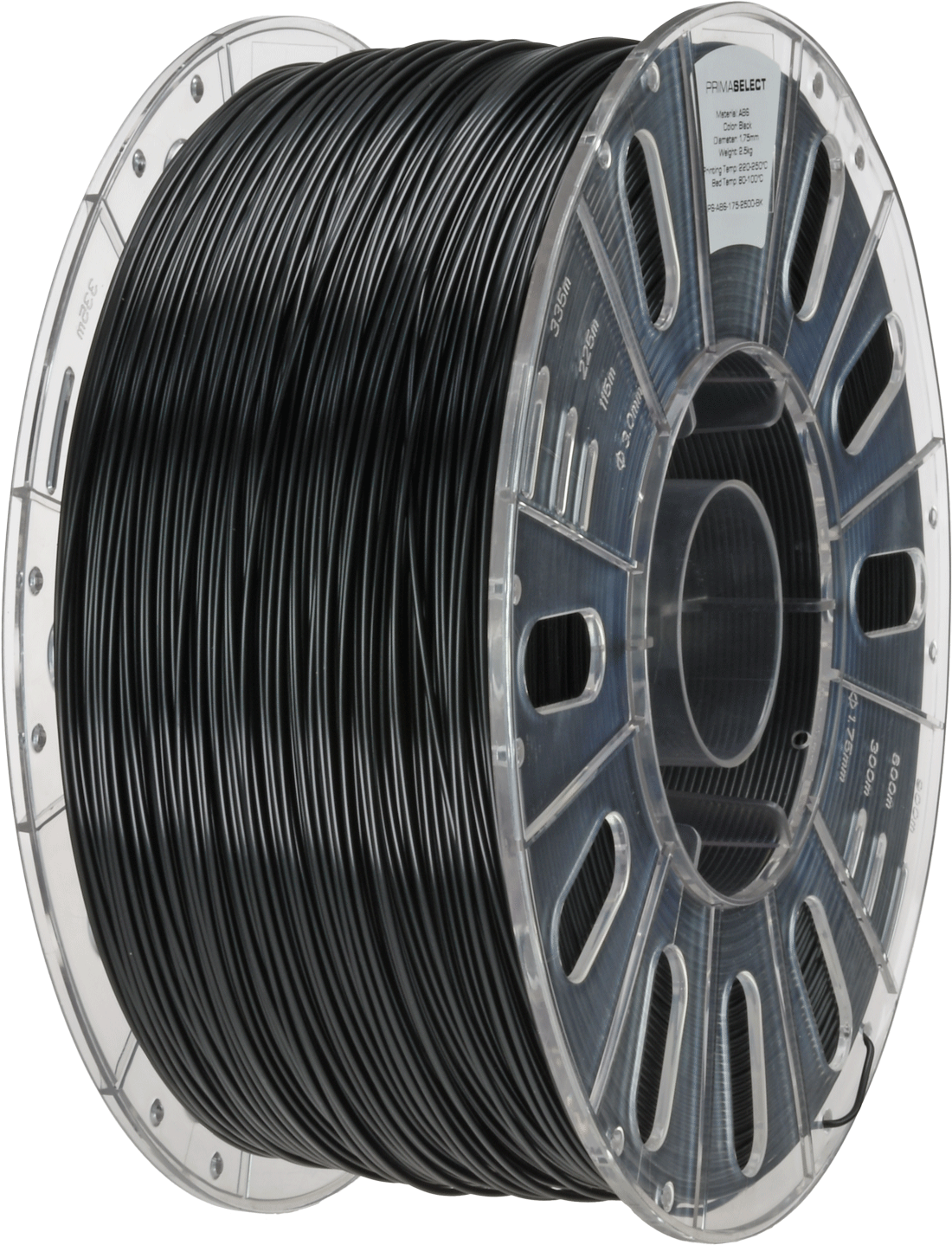 PrimaSelect ABS (Black/Musta) - 2.5kg Suurrulla