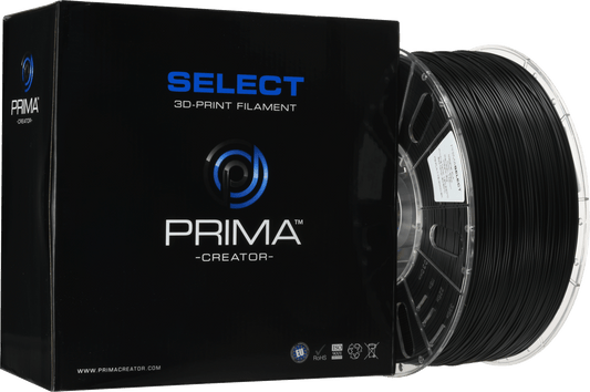 PrimaSelect PLA (Black/Musta) - 3kg Suurrulla