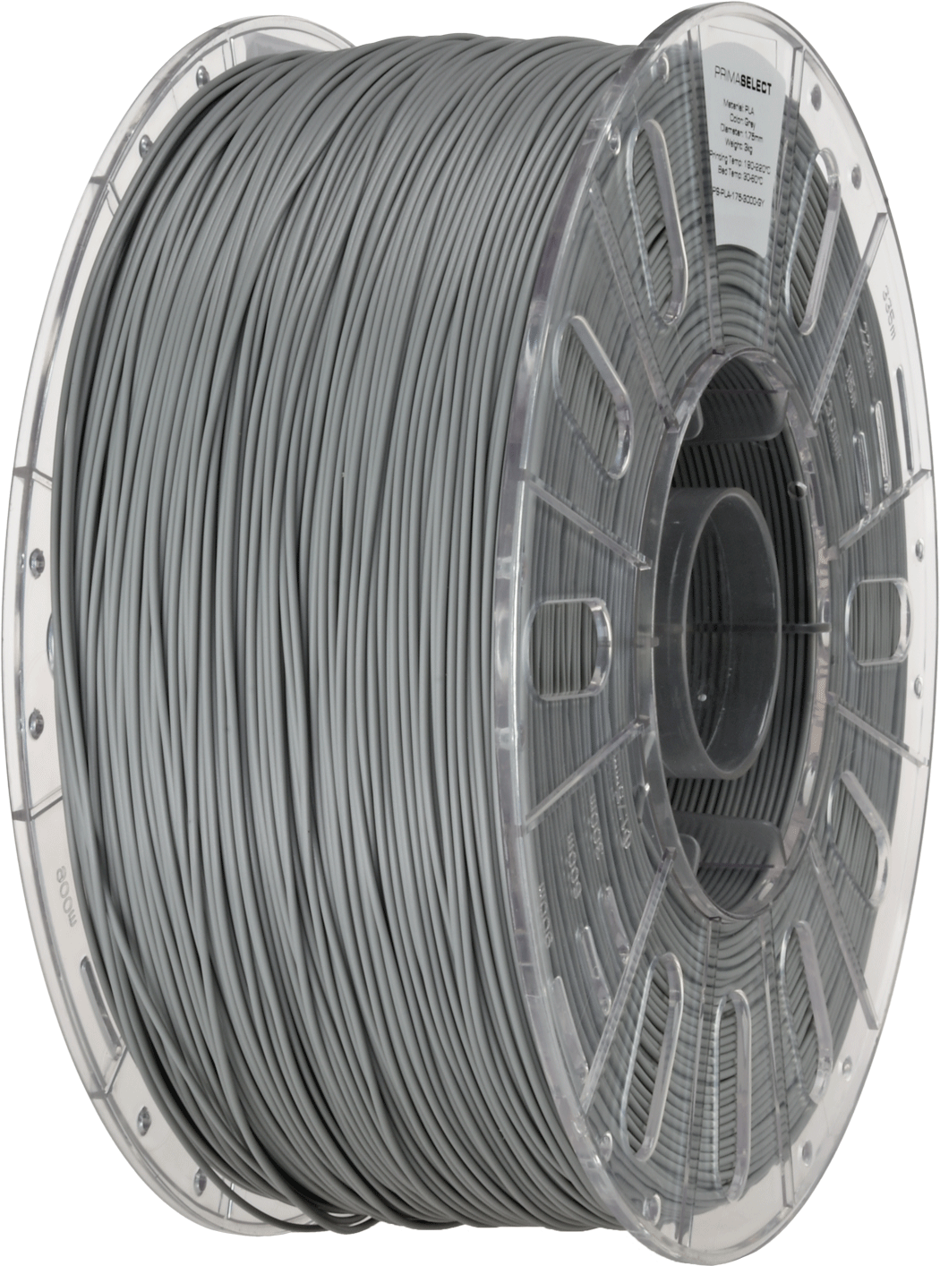 PrimaSelect PLA (Grey/Harmaa) - 3kg Suurrulla