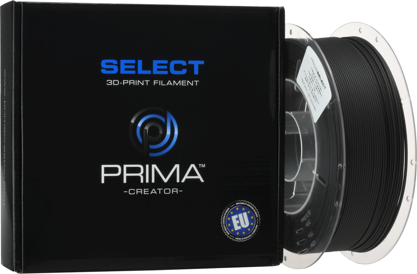 PrimaSelect PLA Matt (Pitch Black/Pikimusta)