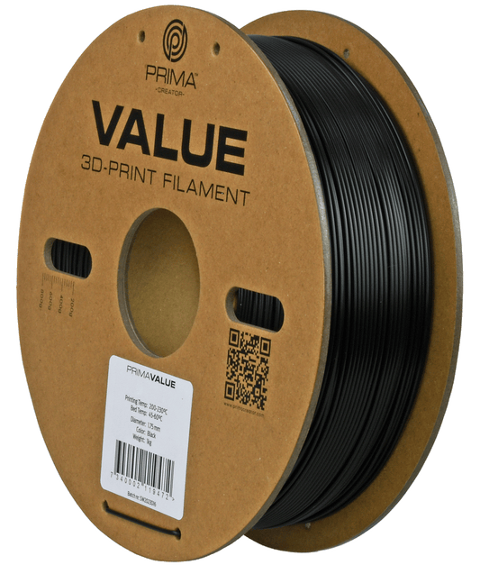 PrimaValue ABS (Black/Musta) - 2.5kg Suurrulla