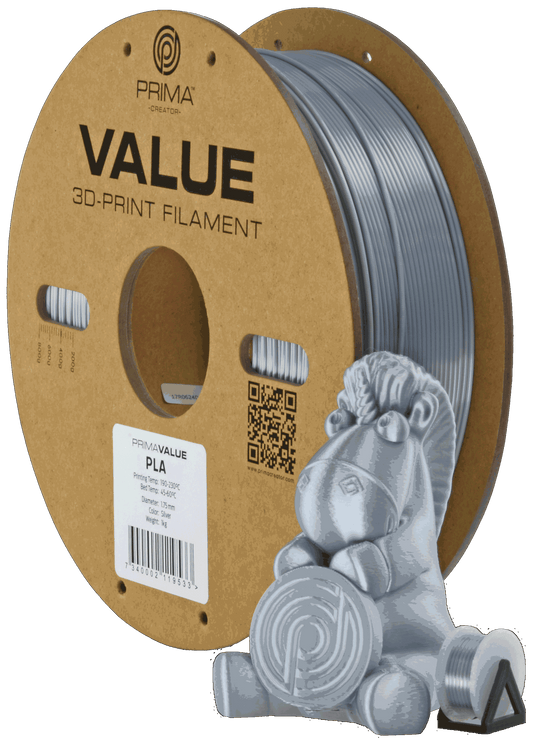PrimaValue PLA+ (Silver/Hopea)