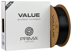 PrimaValue PLA+ 2.85mm (Black/Musta)