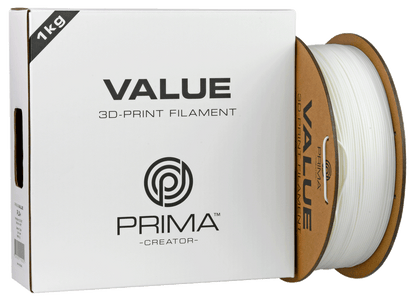 PrimaValue PLA+ 2.85mm (White/Valkoinen)