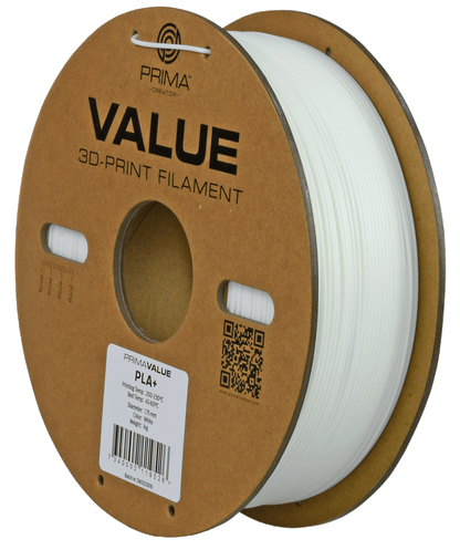 PrimaValue PLA+ (White/Valkoinen)