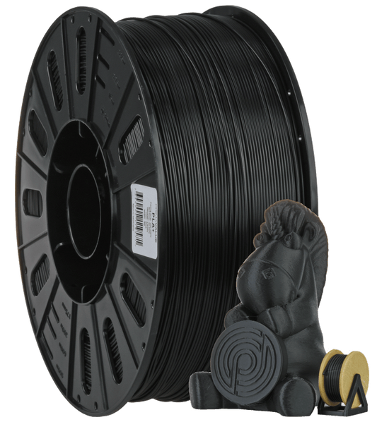 PrimaValue PLA+ (Black/Musta) - 3kg Suurrulla