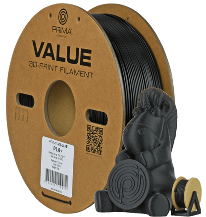 PrimaValue PLA+ (Black/Musta)