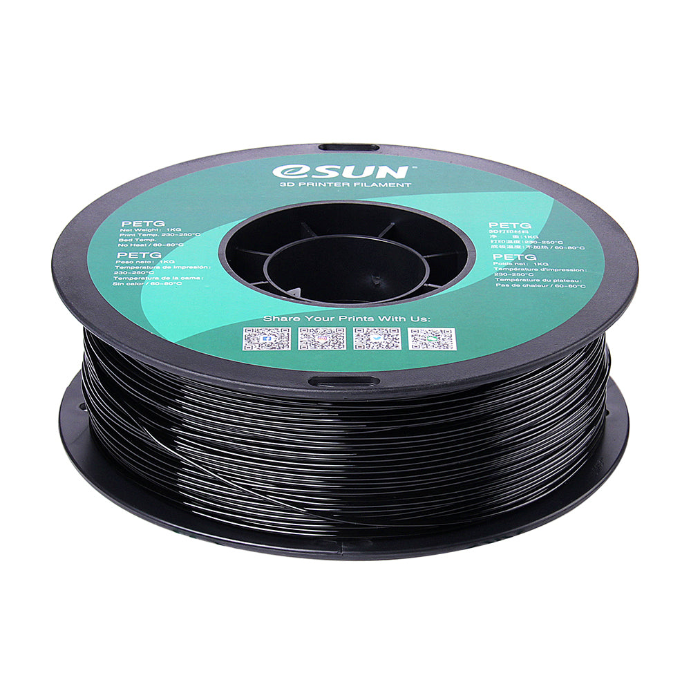 eSUN PETG (Black/Musta) - 1.75mm - 1kg