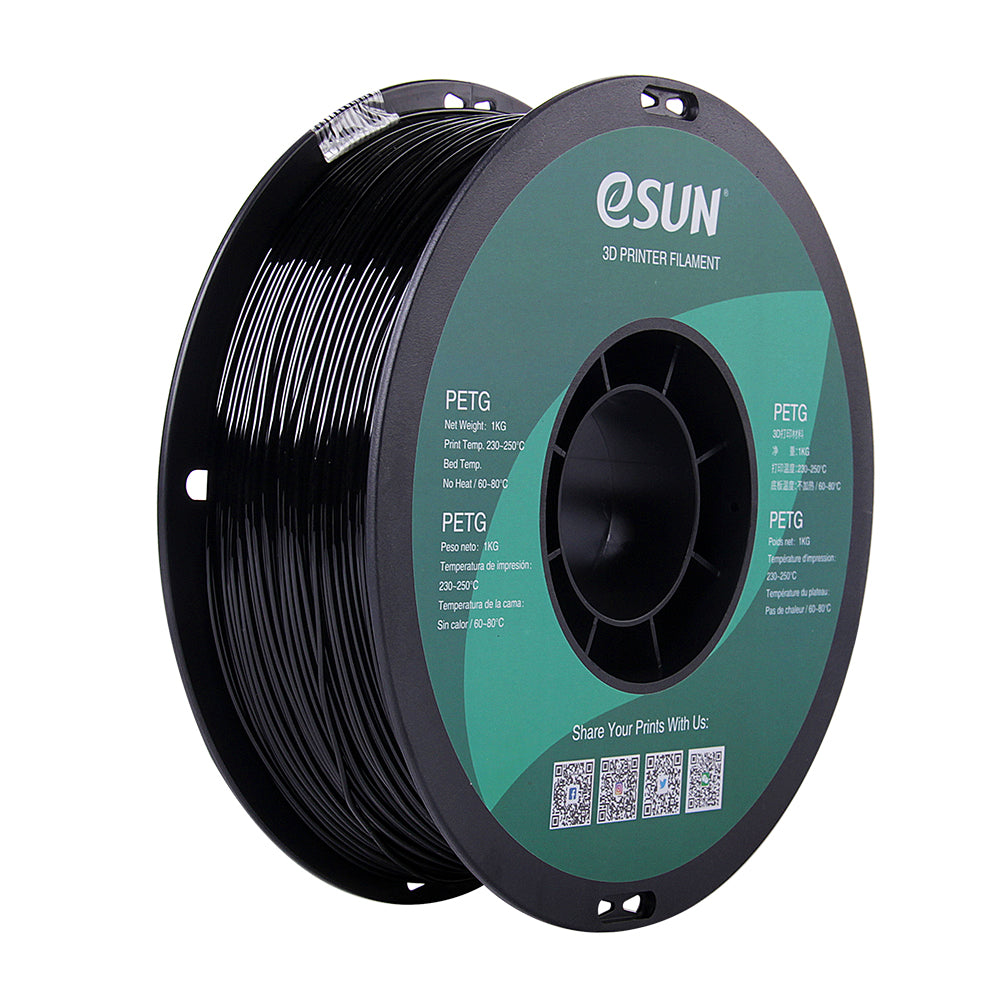 eSUN PETG (Black/Musta) - 1.75mm - 1kg