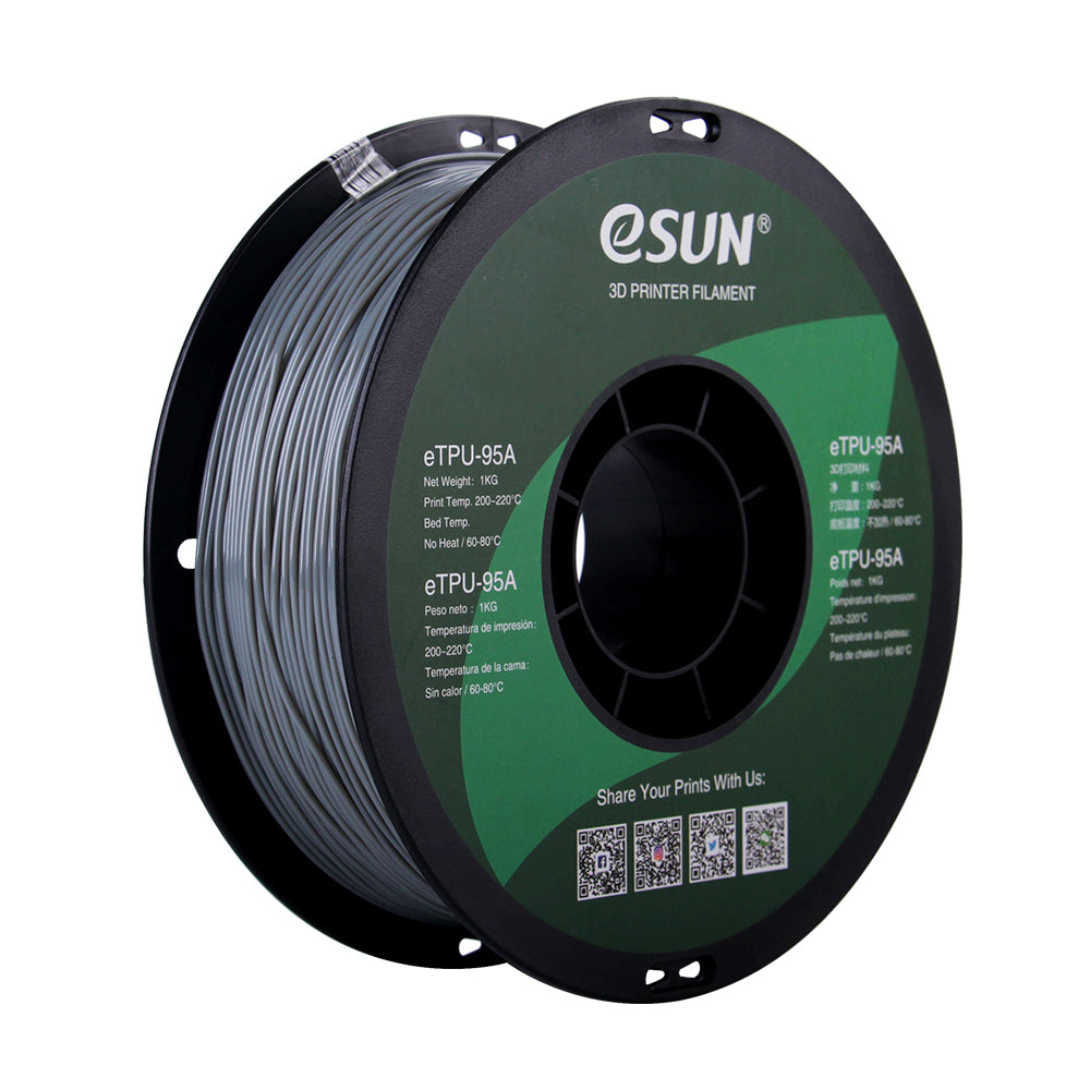 eSUN TPU-95A (Grey/Harmaa) - 1.75mm - 1kg