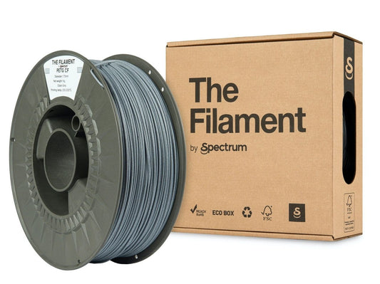 The Filament PETG CF 1.75mm 1kg Harmaa, filamenttikela