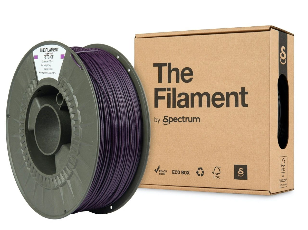 The Filament PETG CF 1.75mm 1kg Purppura, filamenttikela