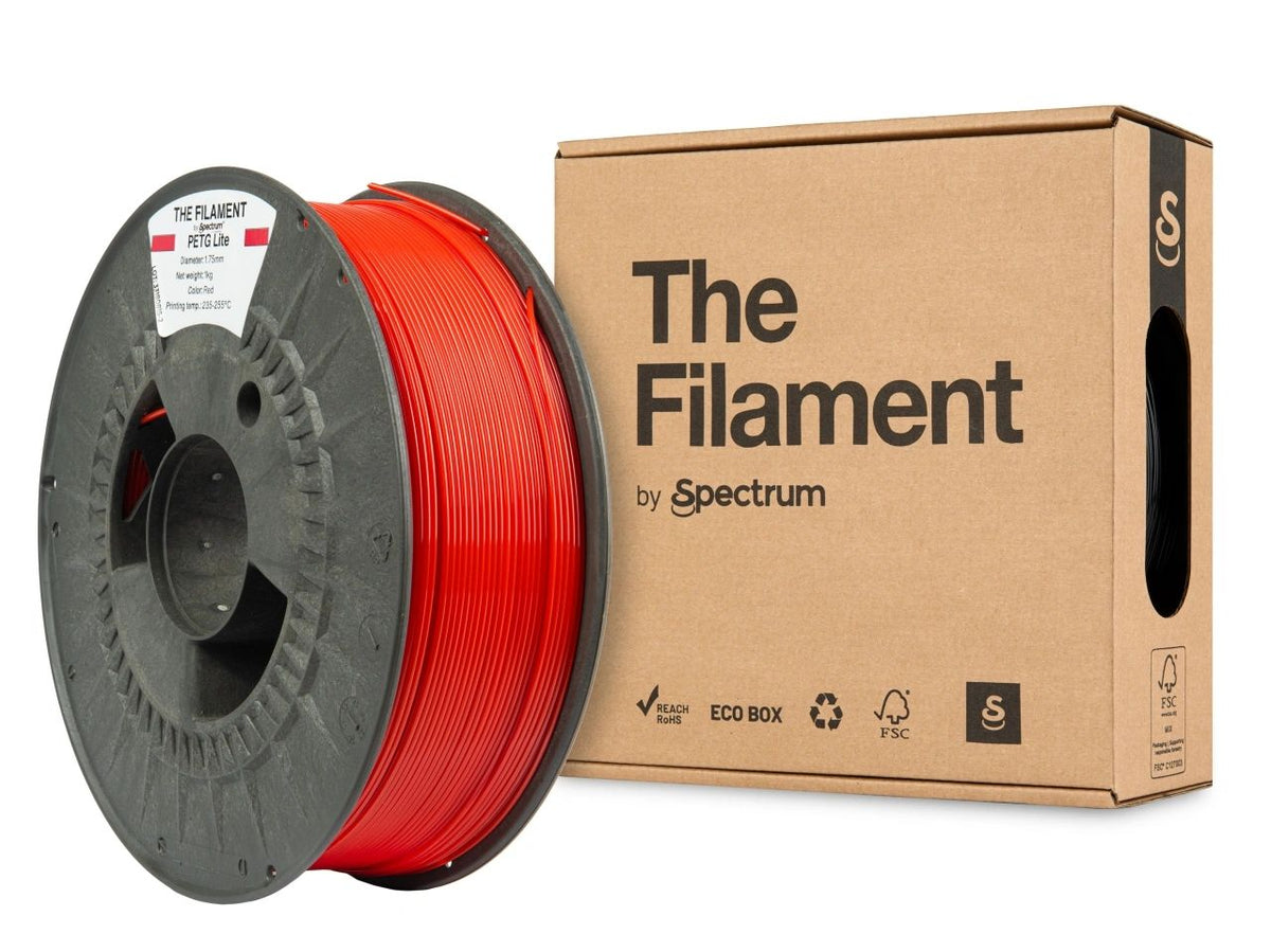 The Filament PETG Lite 1.75mm 1kg Punainen, filamenttikela