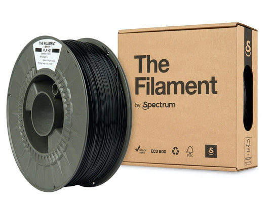 The Filament PLA HS 1.75mm 1kg Keskiyönmusta, filamenttikela