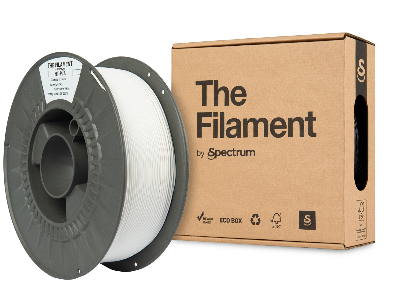 The Filament Ht Pla 1 75Mm 3Kg Lammin Valkoinen - SB3DWorks