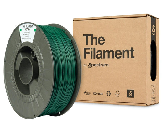 The Filament PLA CF 1.75mm 1kg - Vihreä