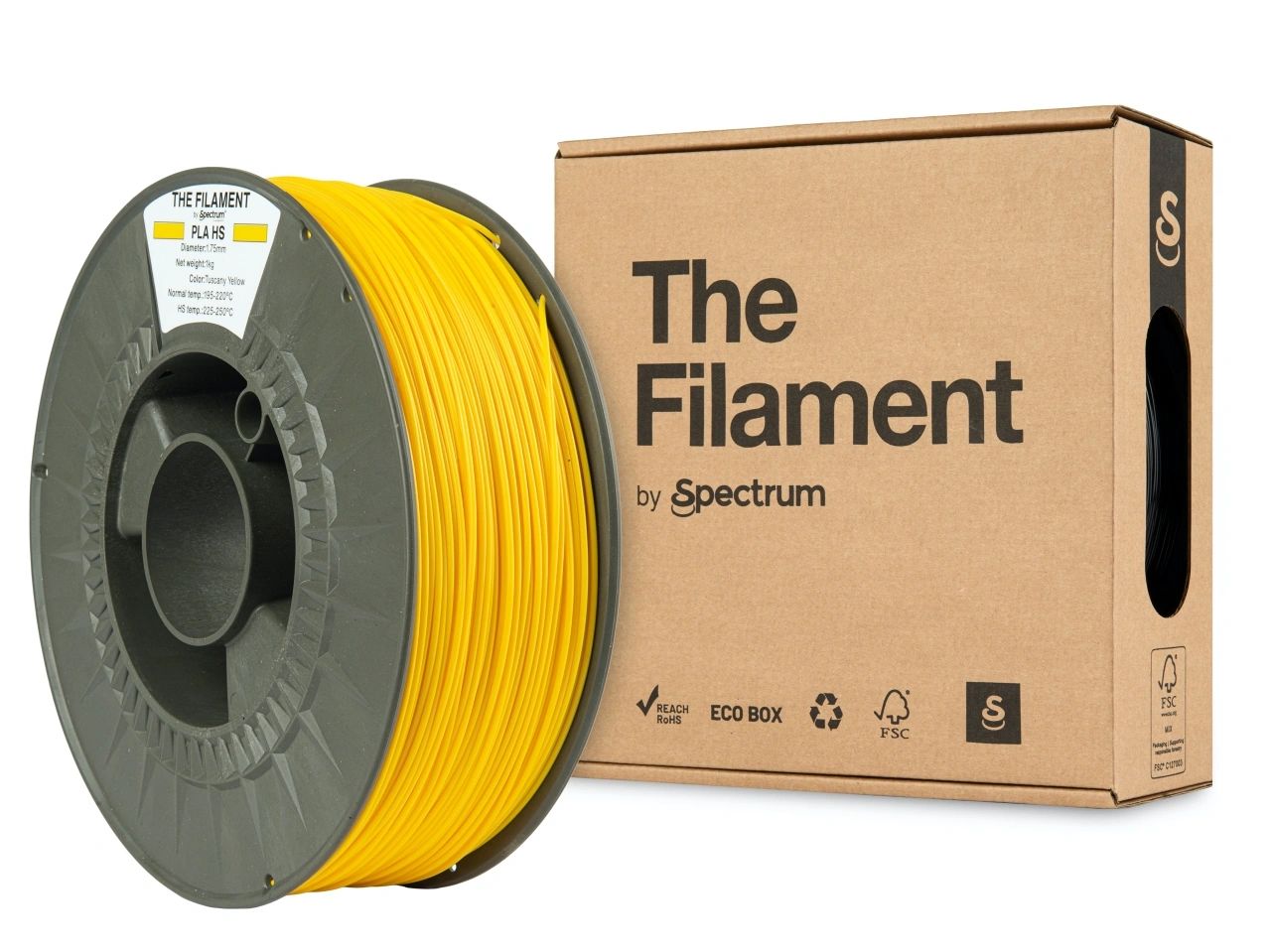 The Filament Pla Hs 1 75Mm 1Kg Toscanankeltainen - SB3DWorks