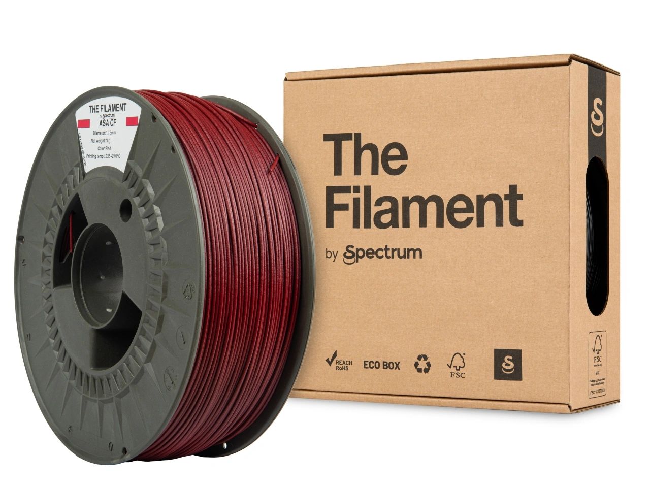 The Filament Asa Cf 1 75Mm 1Kg Punainen - SB3DWorks