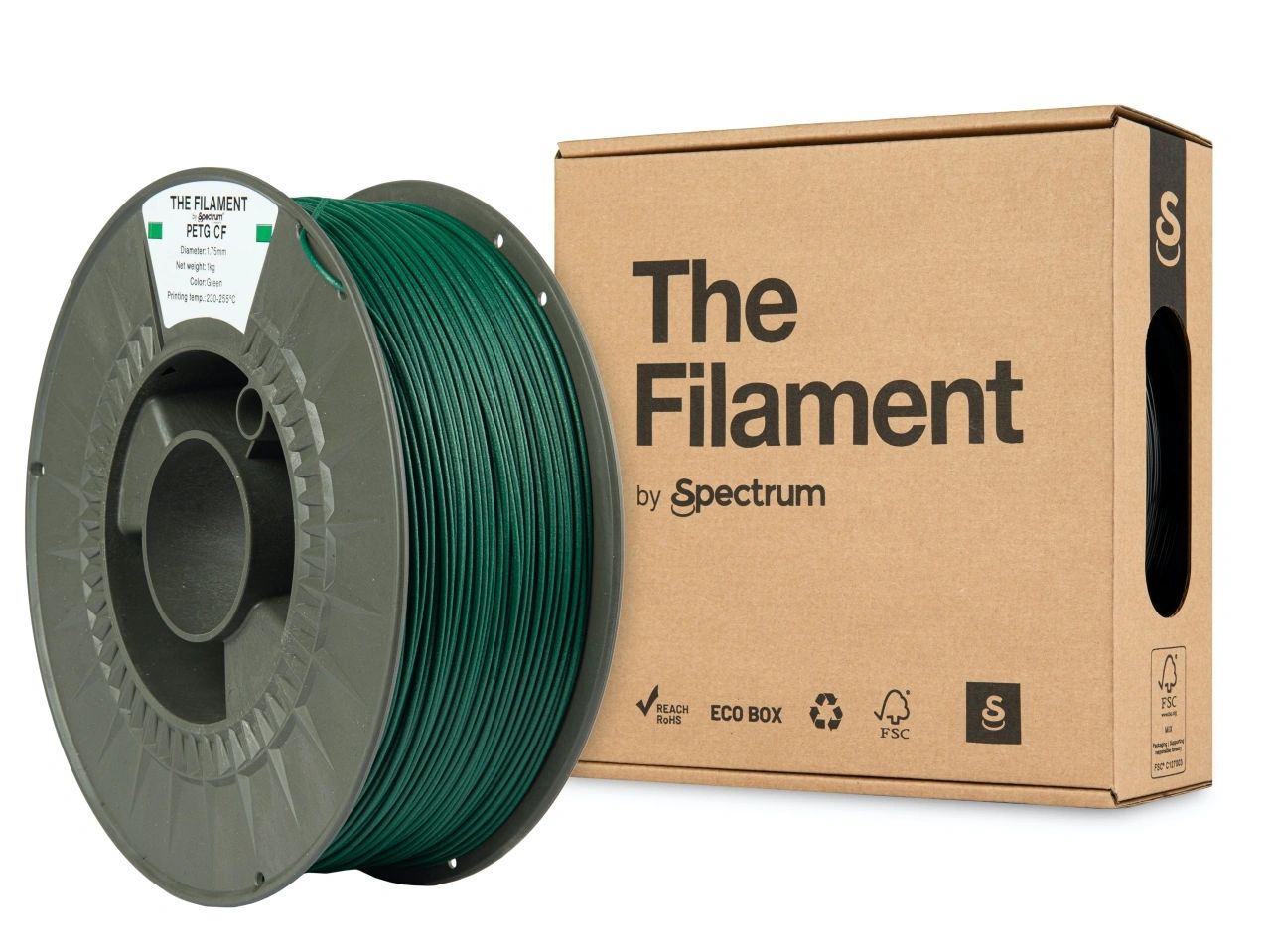 The Filament Petg Cf 1 75Mm 1Kg Vihrea - SB3DWorks