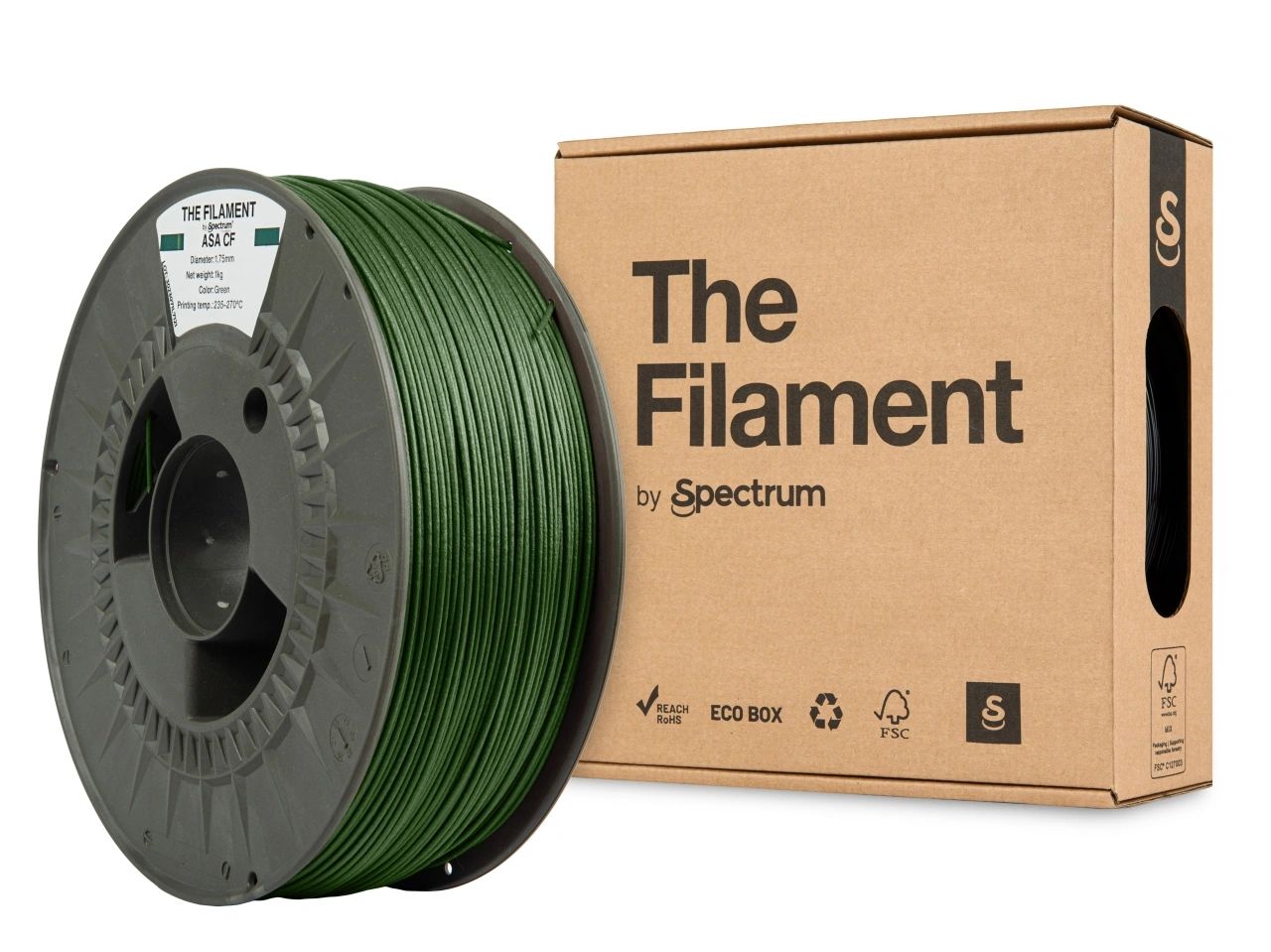 The Filament Asa Cf 1 75Mm 1Kg Vihrea - SB3DWorks