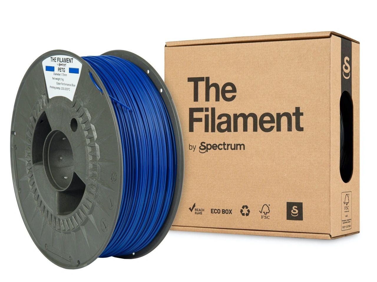 The Filament Petg 1 75Mm 1Kg Tummansininen - SB3DWorks
