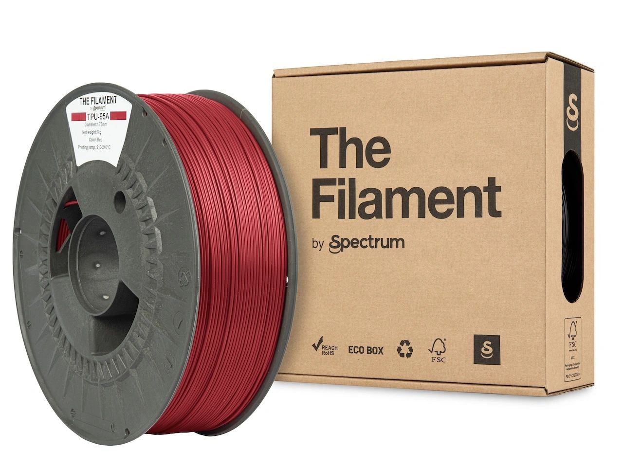 The Filament Tpu 95A 1 75Mm 1Kg Punainen - SB3DWorks