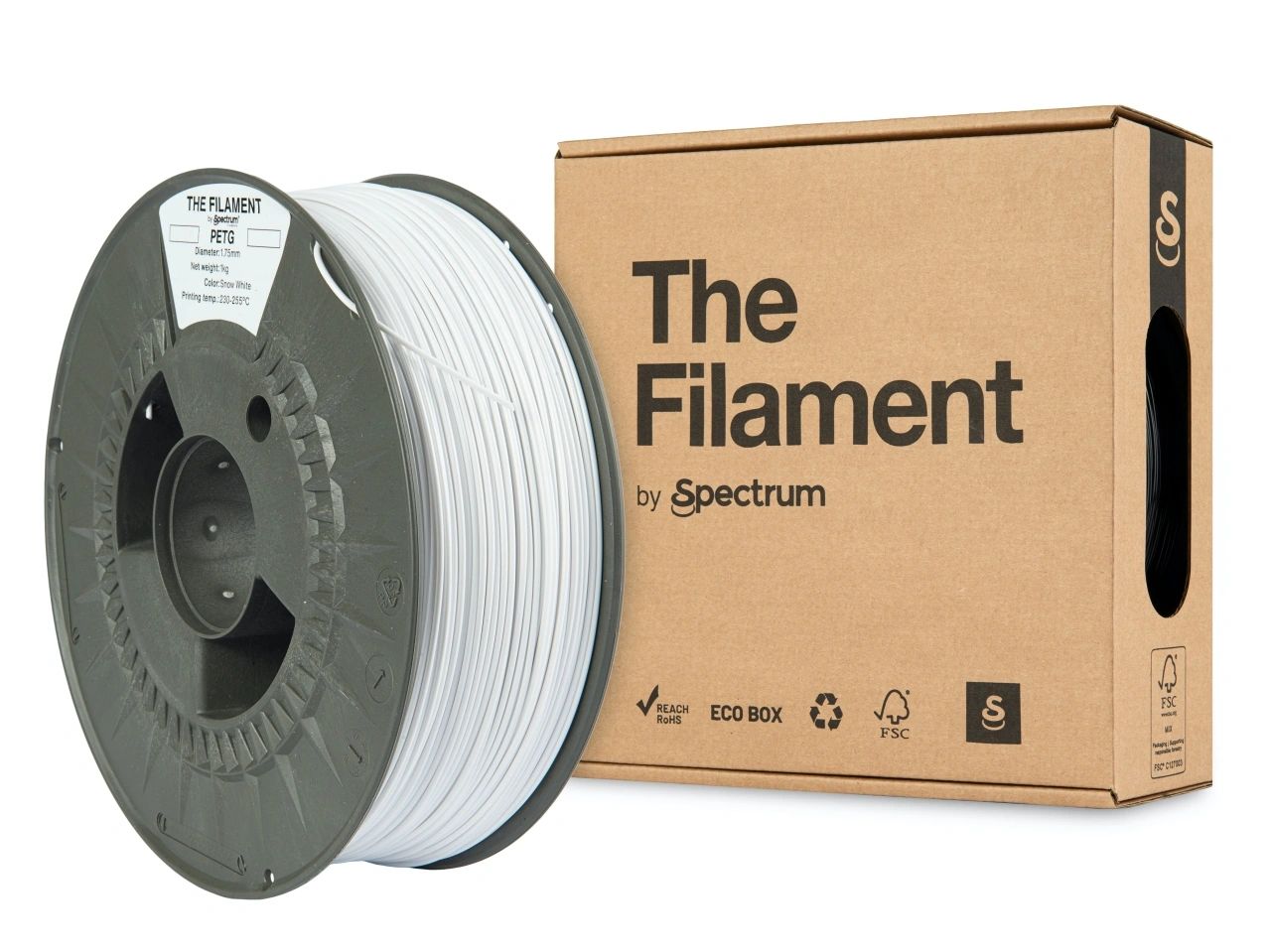 The Filament Petg 1 75Mm 3Kg Lumivalkoinen - SB3DWorks