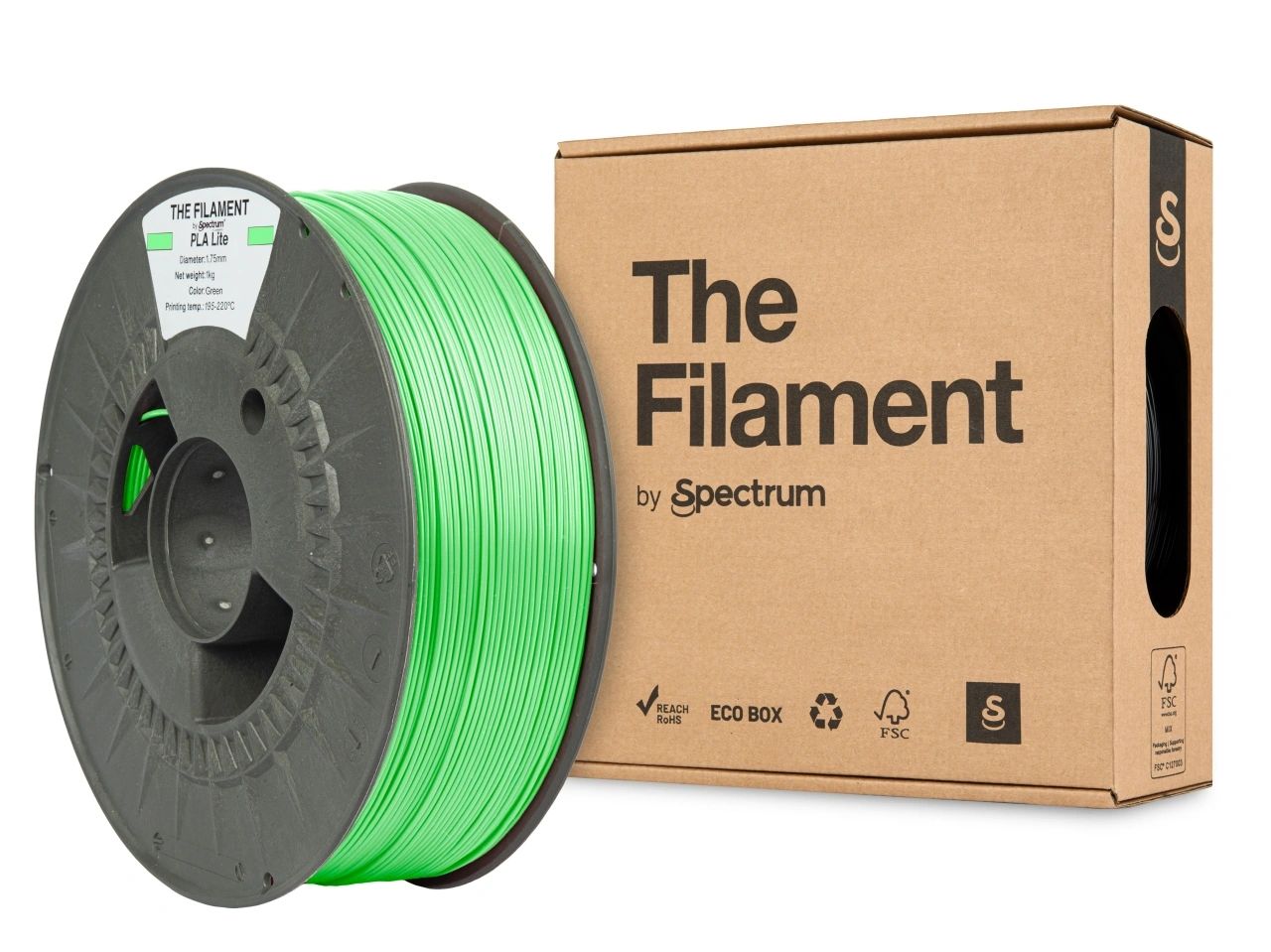 The Filament Pla Lite 1 75Mm 1Kg Vihrea - SB3DWorks