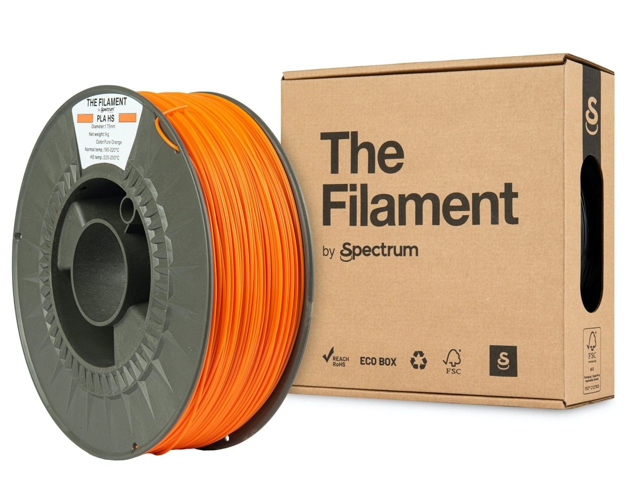 The Filament Pla Hs 1 75Mm 1Kg Puhdas Oranssi - SB3DWorks