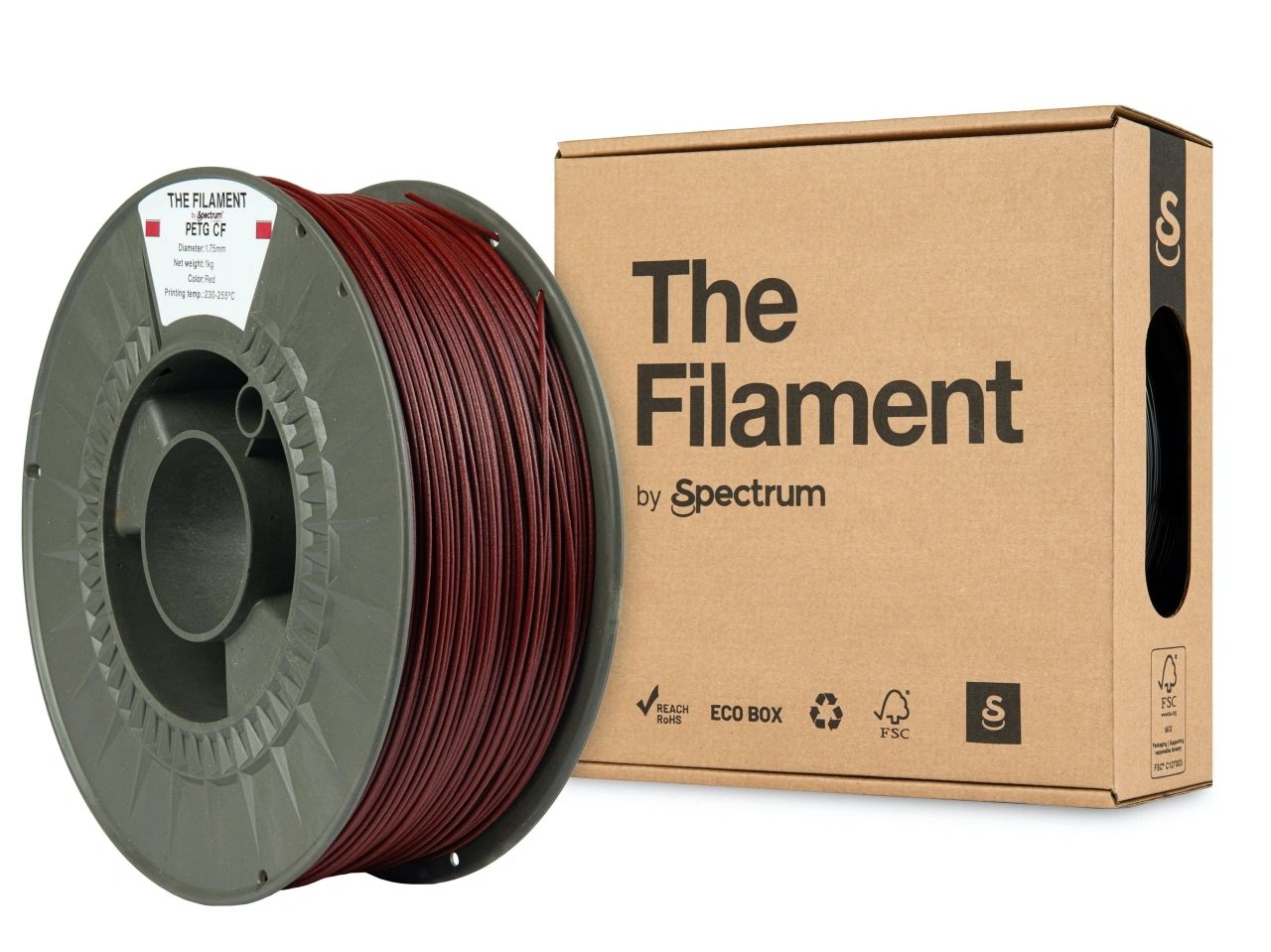 The Filament Petg Cf 1 75Mm 1Kg Punainen - SB3DWorks