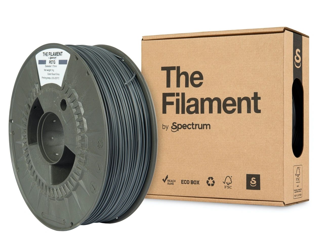 The Filament Petg 1 75Mm 1Kg Basaltinharmaa - SB3DWorks