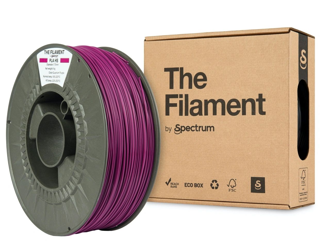 The Filament Pla Hs 1 75Mm 1Kg Kvanttipurppura - SB3DWorks