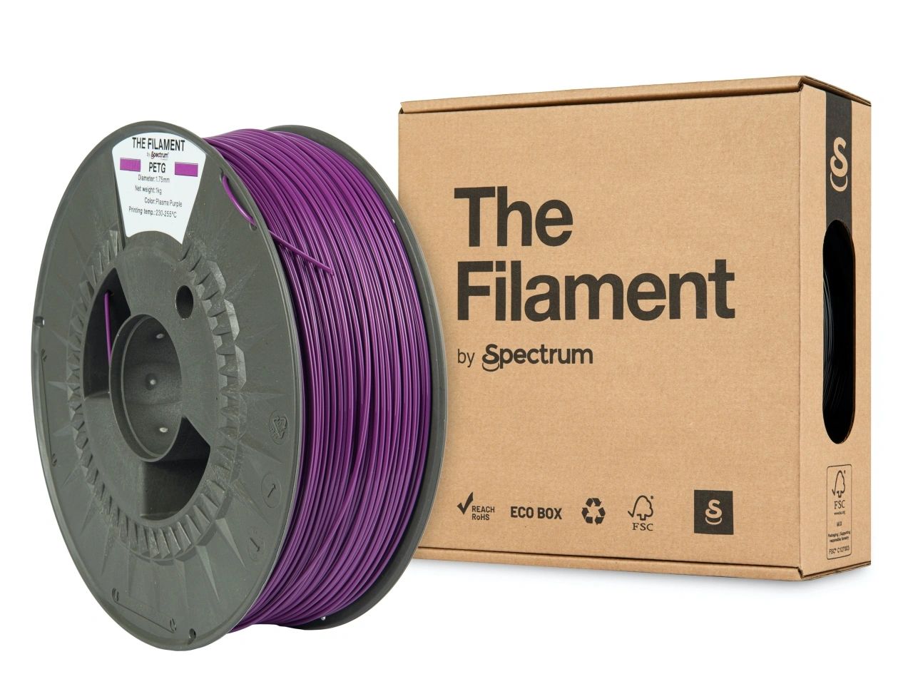 The Filament Petg 1 75Mm 1Kg Plasmapurppura - SB3DWorks