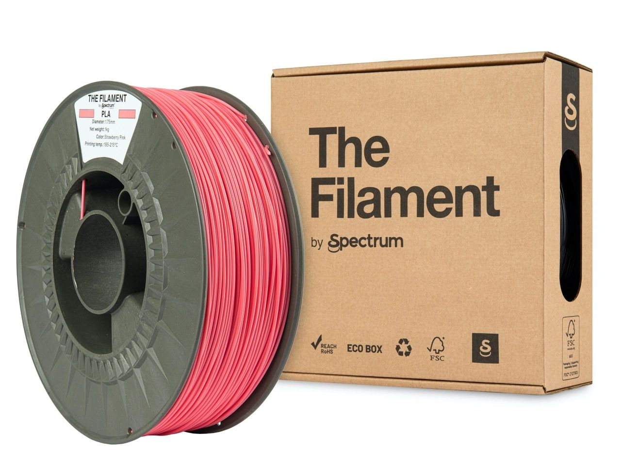 The Filament Pla 1 75Mm 1Kg Mansikanpinkki - SB3DWorks
