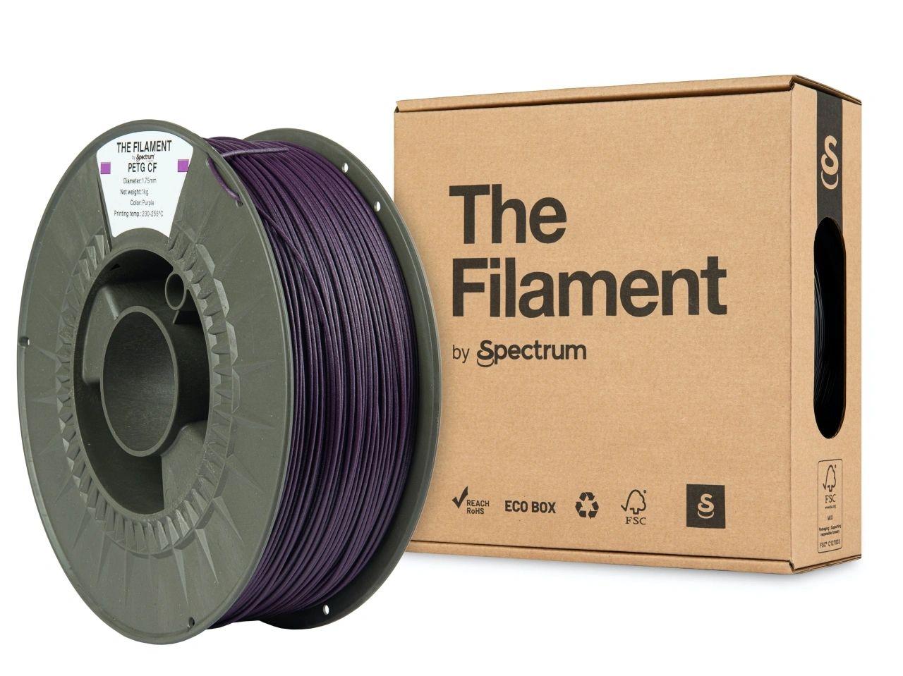 The Filament Petg Cf 1 75Mm 1Kg Purppura - SB3DWorks