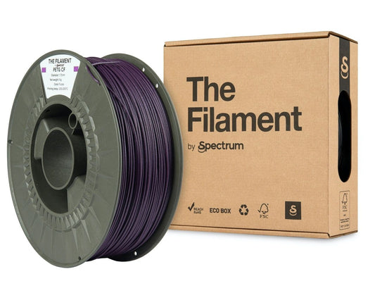 The Filament PETG CF 1.75mm 1kg - Purppura