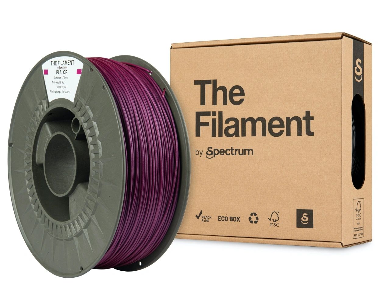 The Filament Pla Cf 1 75Mm 1Kg Violetti - SB3DWorks