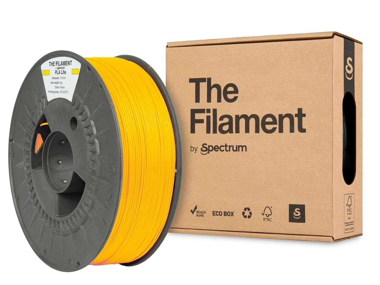 The Filament PLA Lite 1.75mm 1kg - Keltainen